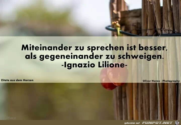 Miteinander zu sprechen... Miteinander zu sprechen...