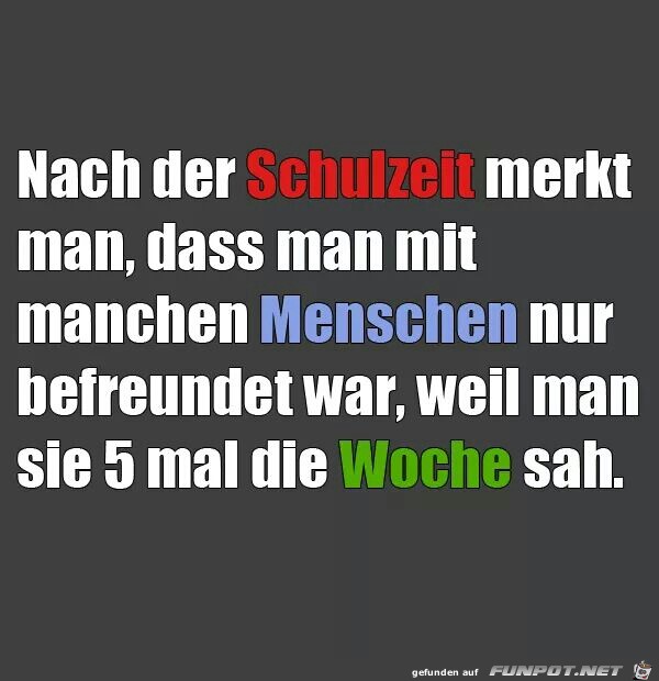 Schulzeit Schulzeit