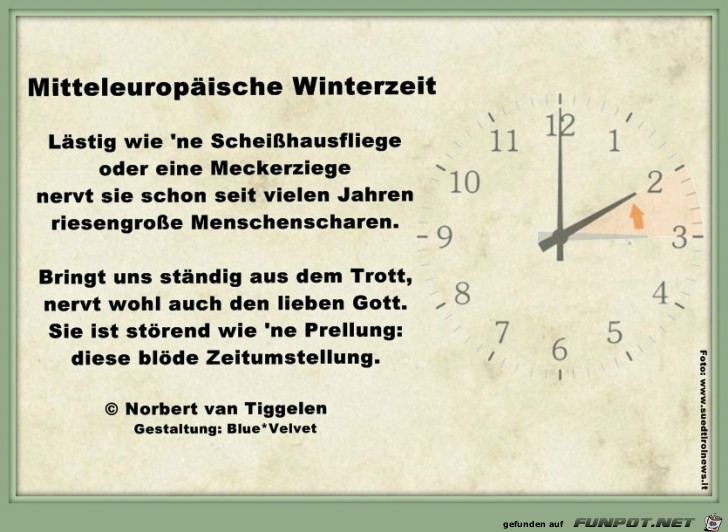 20141024 Mitteleuropaeische Winterzeit Velvet