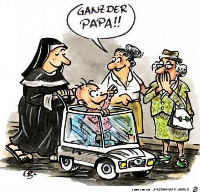 Ganz der Papa