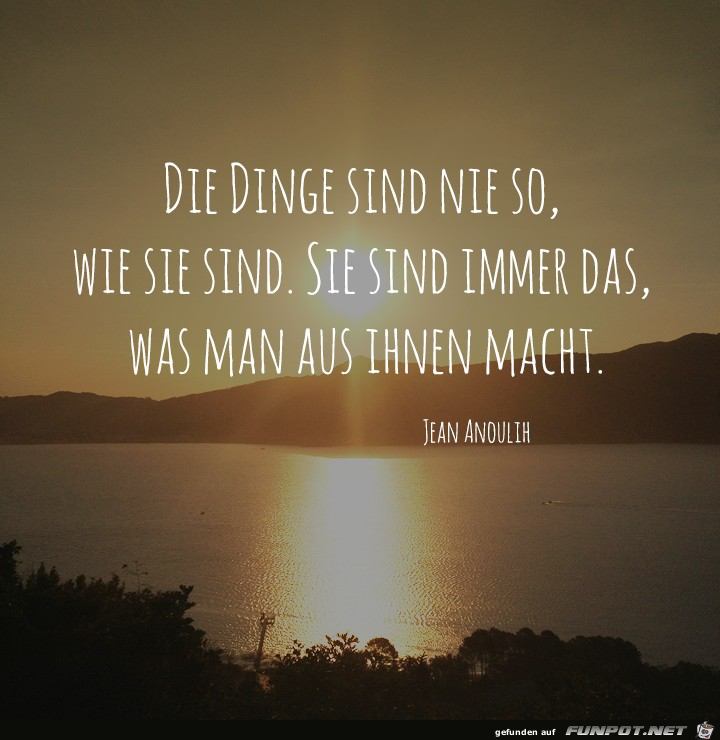die dinge sind so die dinge sind so