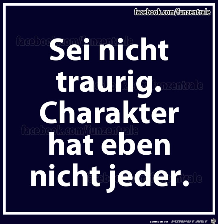 Sei nicht traurig Sei nicht traurig