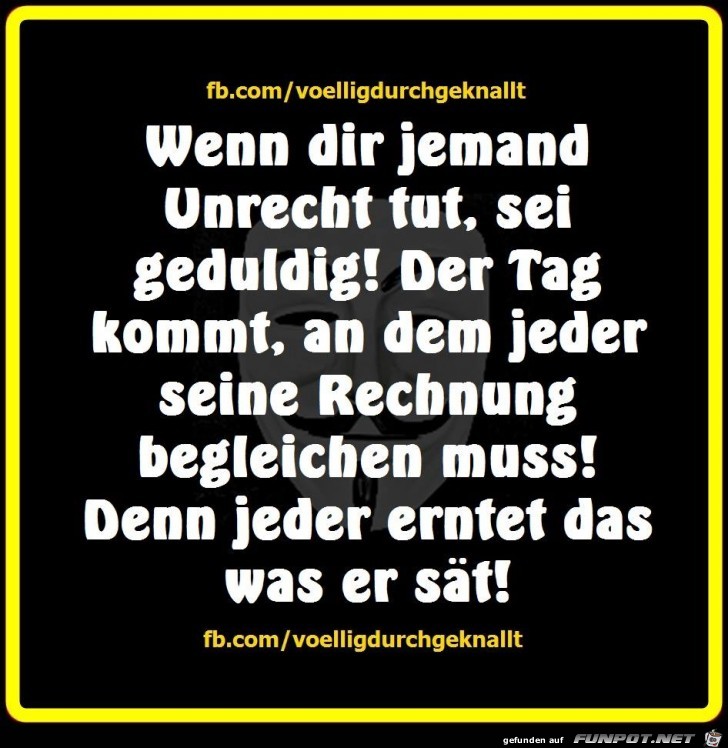Jeder bekommt seine Rechnung Jeder bekommt seine Rechnung