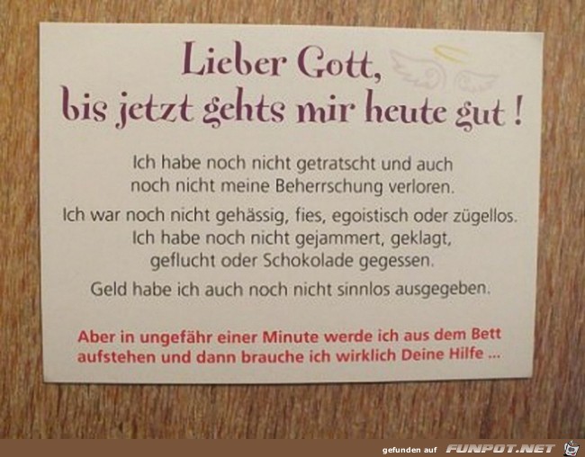 Lieber Gott