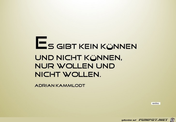 Es gibt kein Koennen Es gibt kein Koennen
