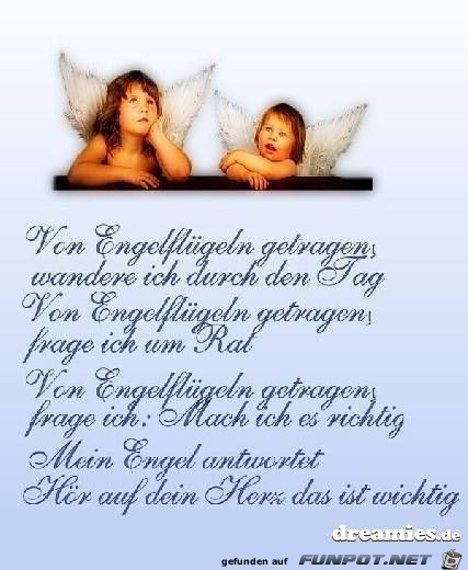 von Engelflaeuegeln getragen von Engelflaeuegeln getragen