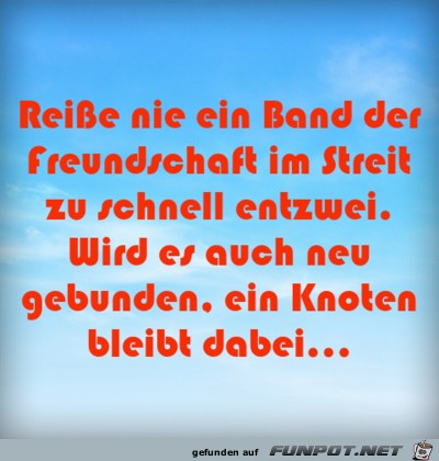 das band der freundschaft 