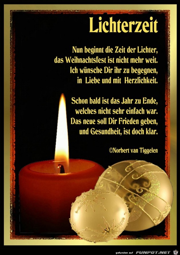 Lichterzeit - ein Gedicht