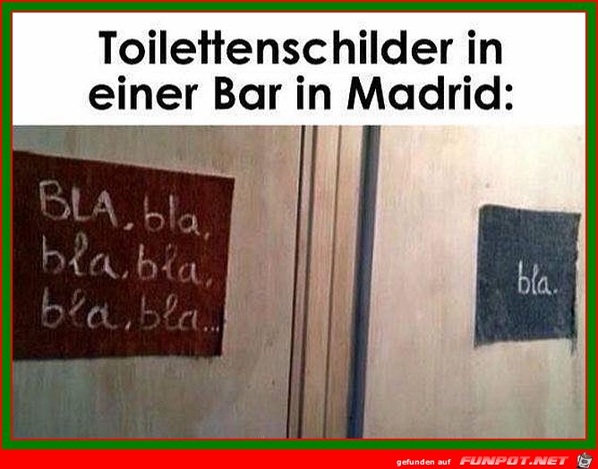 WC-Schild