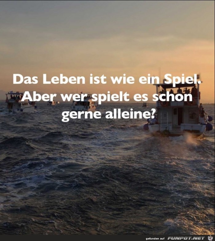 wie ein Spiel