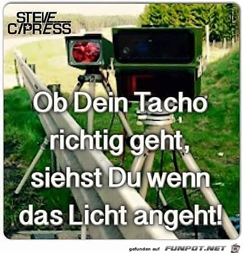 Licht angeht