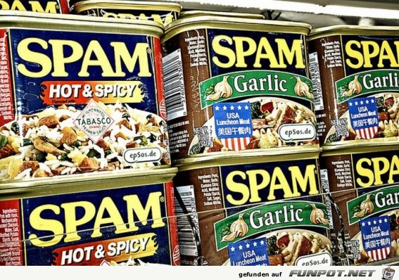 Spam zum mitnehmen Spam zum mitnehmen