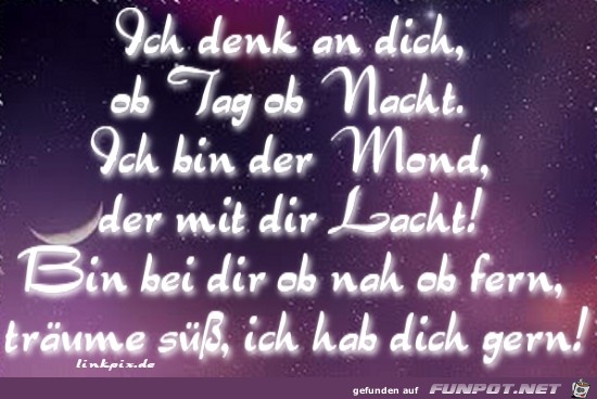 ich denk an dich 