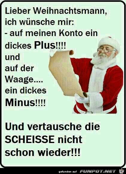 Weihnachtswunsch