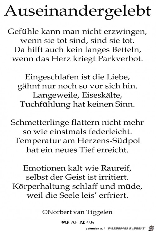auseinandergelebt auseinandergelebt