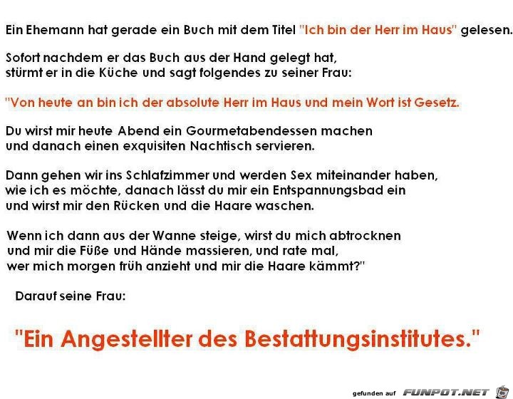 ich bin der herr im haus niemals zu weit aus dem fenster leh ich bin der herr im haus niemals zu weit aus dem fenster leh