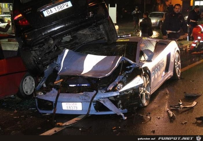 Der neue Streifenwagen der italienischen Polizei.