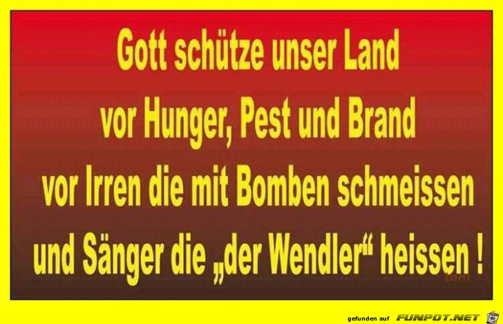 Schuetze unser Land