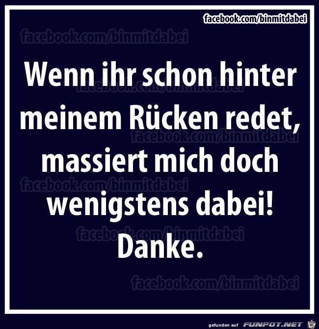 Hinter meinem Ruecken Hinter meinem Ruecken