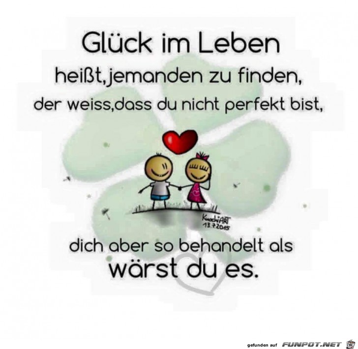 Glueck im Leben