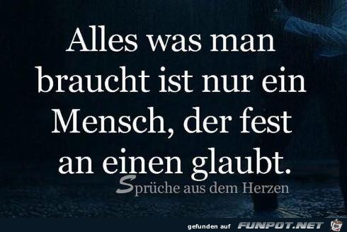 Alles was man braucht