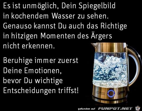 Beruhige dich Beruhige dich
