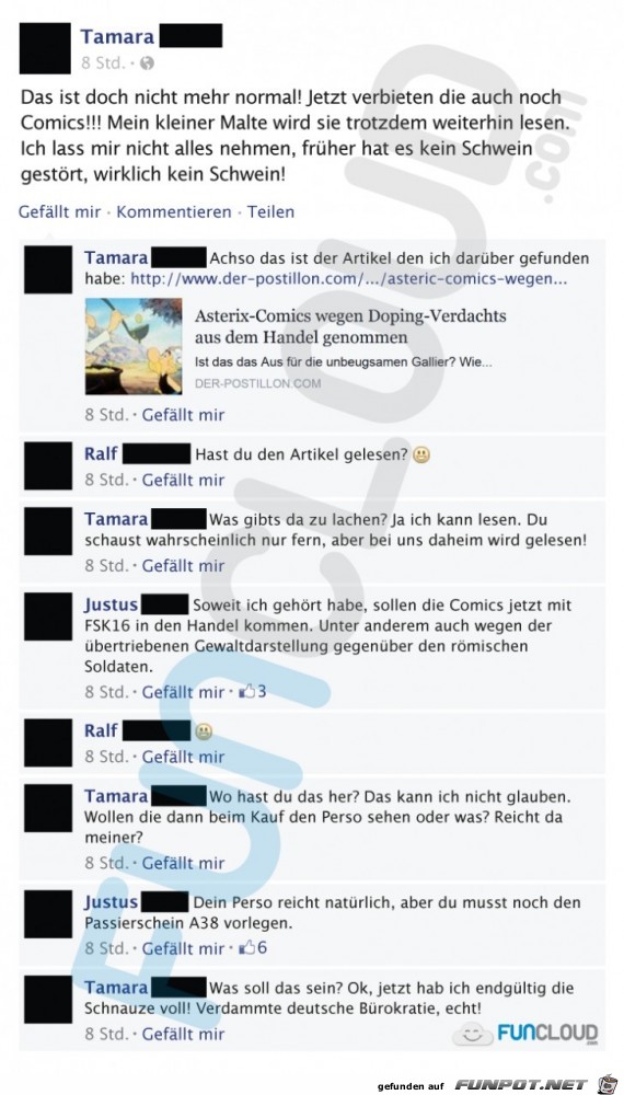 Asterix gedoped Asterix gedoped