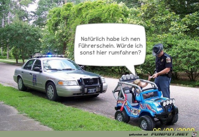 Natuerlich hab ich den Fuehrerschein