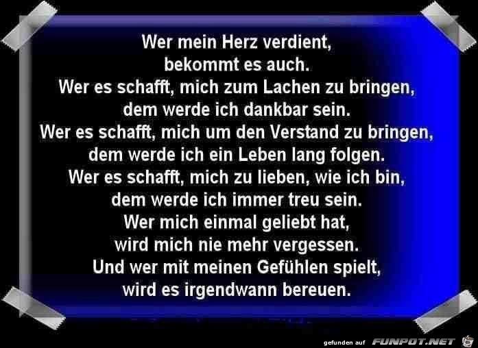 Wer mein Herz verdient Wer mein Herz verdient