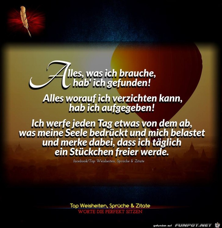 Was ich brauche Was ich brauche