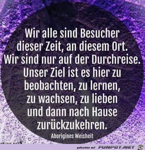 wir alle sind besucher