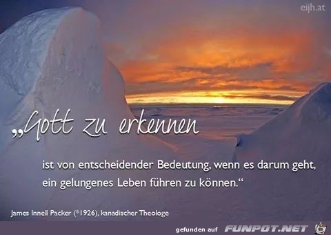 Gott zu erkennen Gott zu erkennen