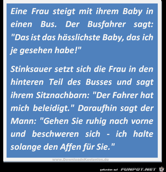Ich halte den Affen Ich halte den Affen