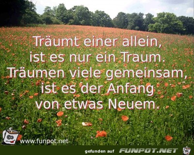 Träumt einer allein Träumt einer allein