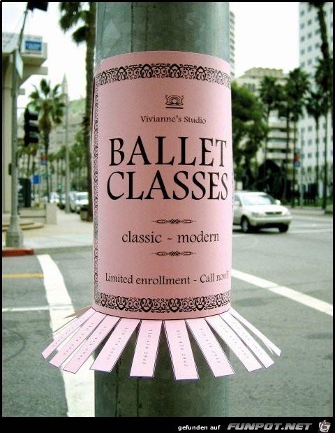 gebe Ballettunterricht