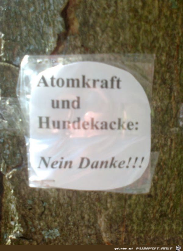 Atomkraft und Hundekacke Atomkraft und Hundekacke