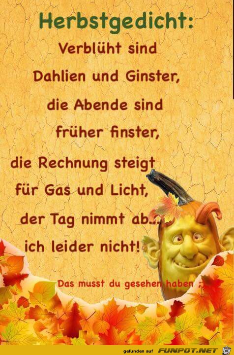 Herbstgedicht