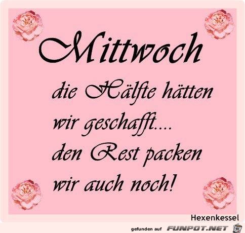 Mittwoch-Die Haelfte