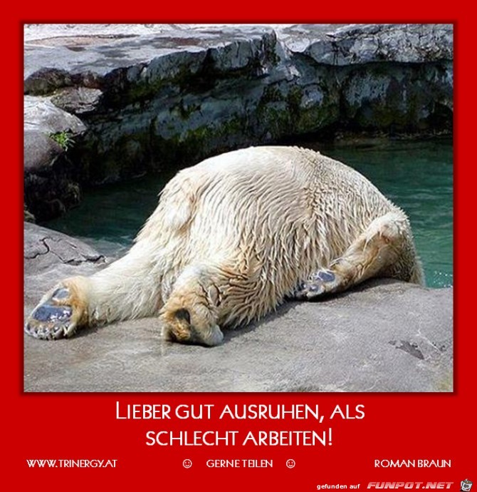 gut ausruhen gut ausruhen