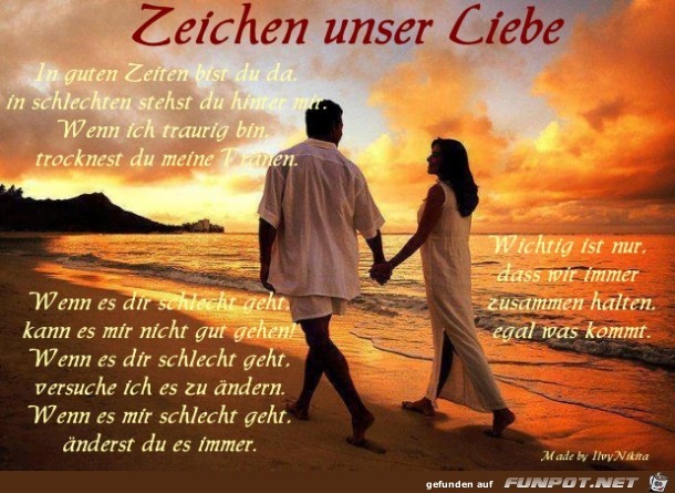 Zeichen unserer Liebe