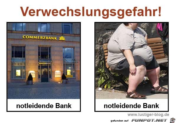 Achtung - Verwechslungsgefahr