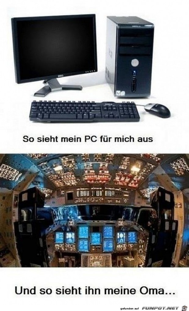 Oma und ein PC Oma und ein PC