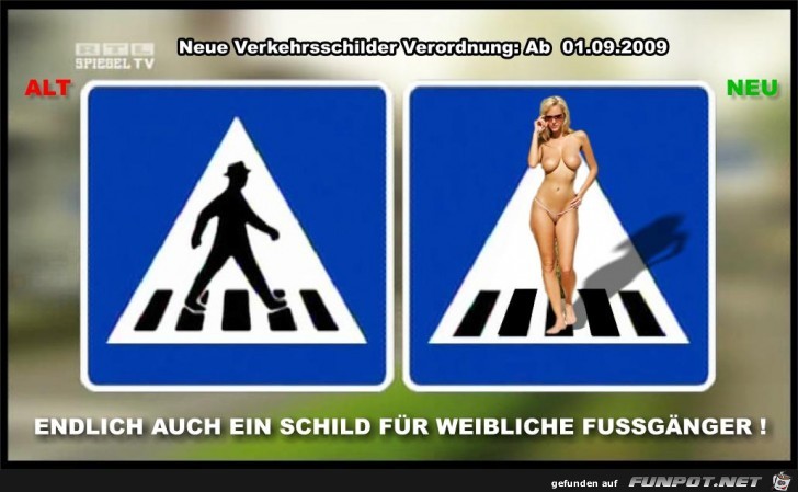Fussgaengerschild Fussgaengerschild