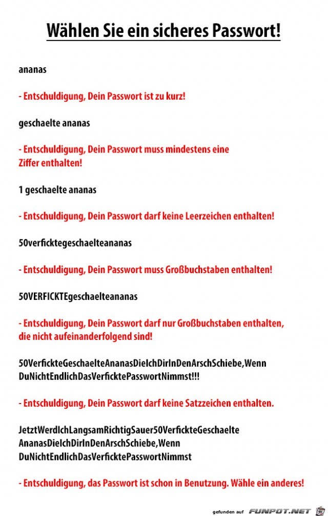 Passwort Passwort
