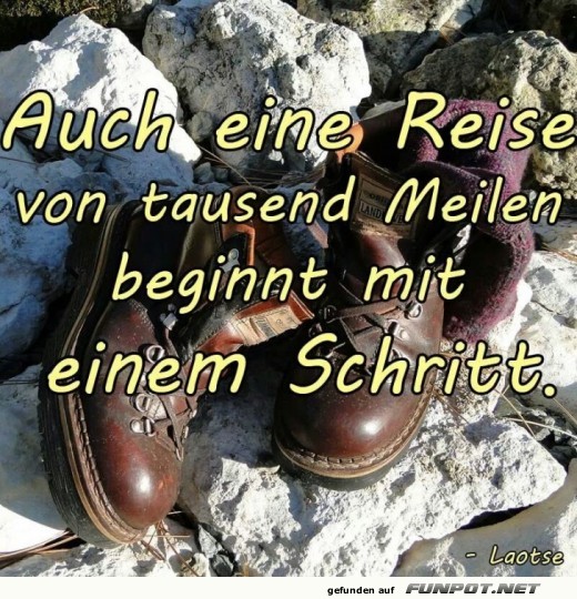 auch eine Reise von tausend Meilen... auch eine Reise von tausend Meilen...