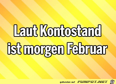 kontostand