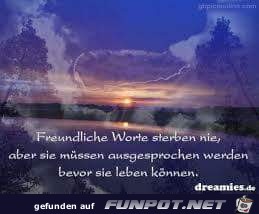 freundliche Worte