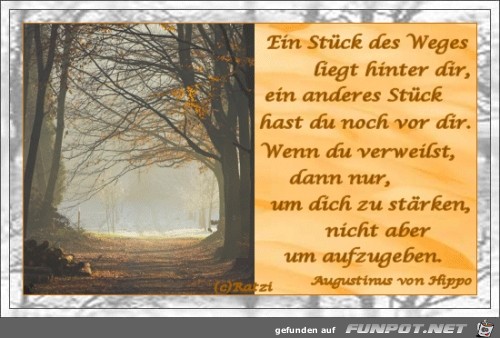 ein Stueck des Weges