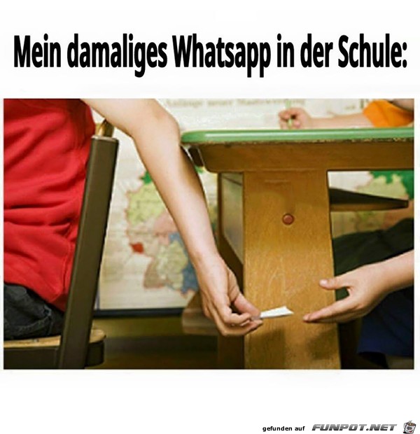 Whatsapp vergangener Tage