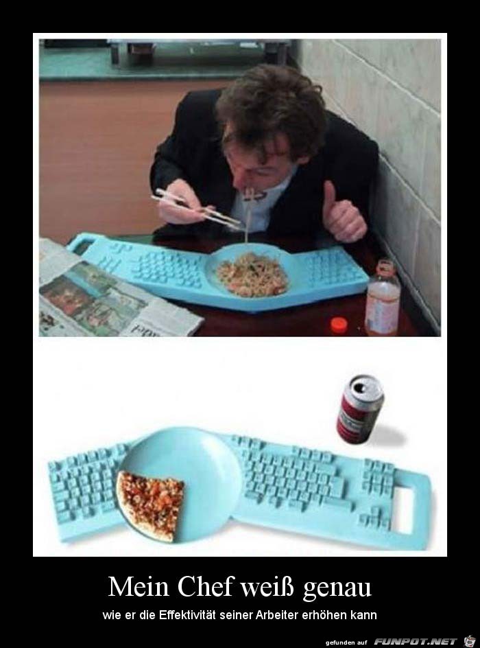 Essen waehrend der Arbeit Essen waehrend der Arbeit